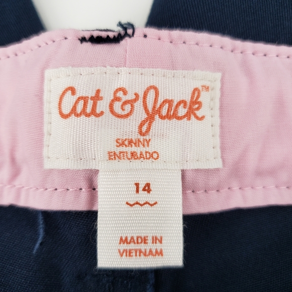 NWT Cat & Jack Girls School Uniform Pants Size 14 - Four Pack Fighter Pilot Blue - Picture 4 of 8